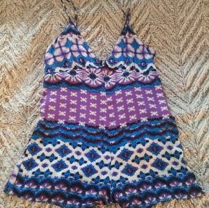 Tribal Print Romper